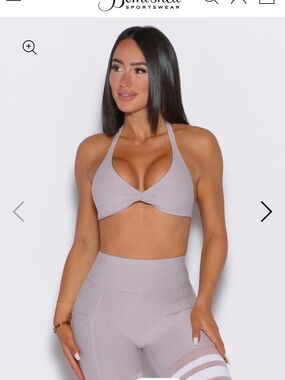 Sports Bra Bombshell Sportwear in Light Lavender